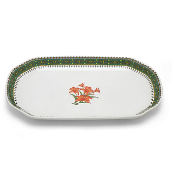 Блюдо прямоугольное "Саранки"